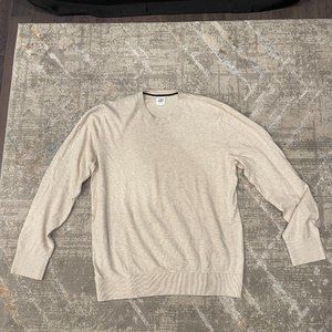 Cream Gap Sweater. Size Large